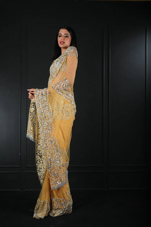 Yellow Saree - Image 4