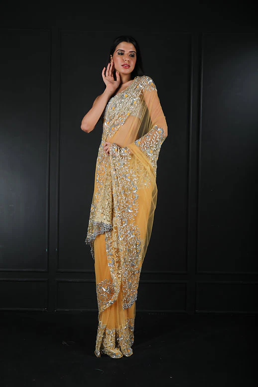 Yellow Saree - Image 5