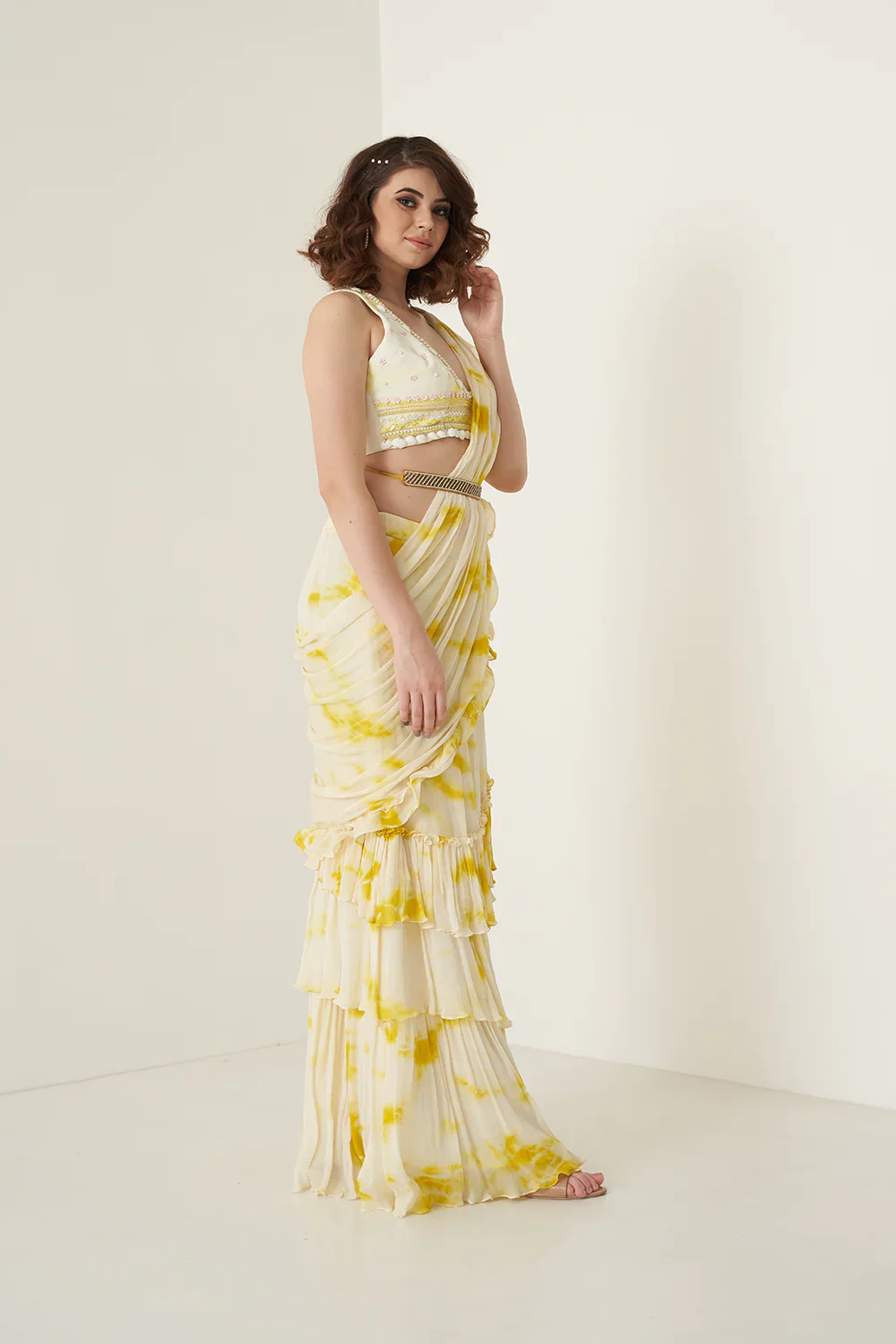 Yellow Sarees - Image 5