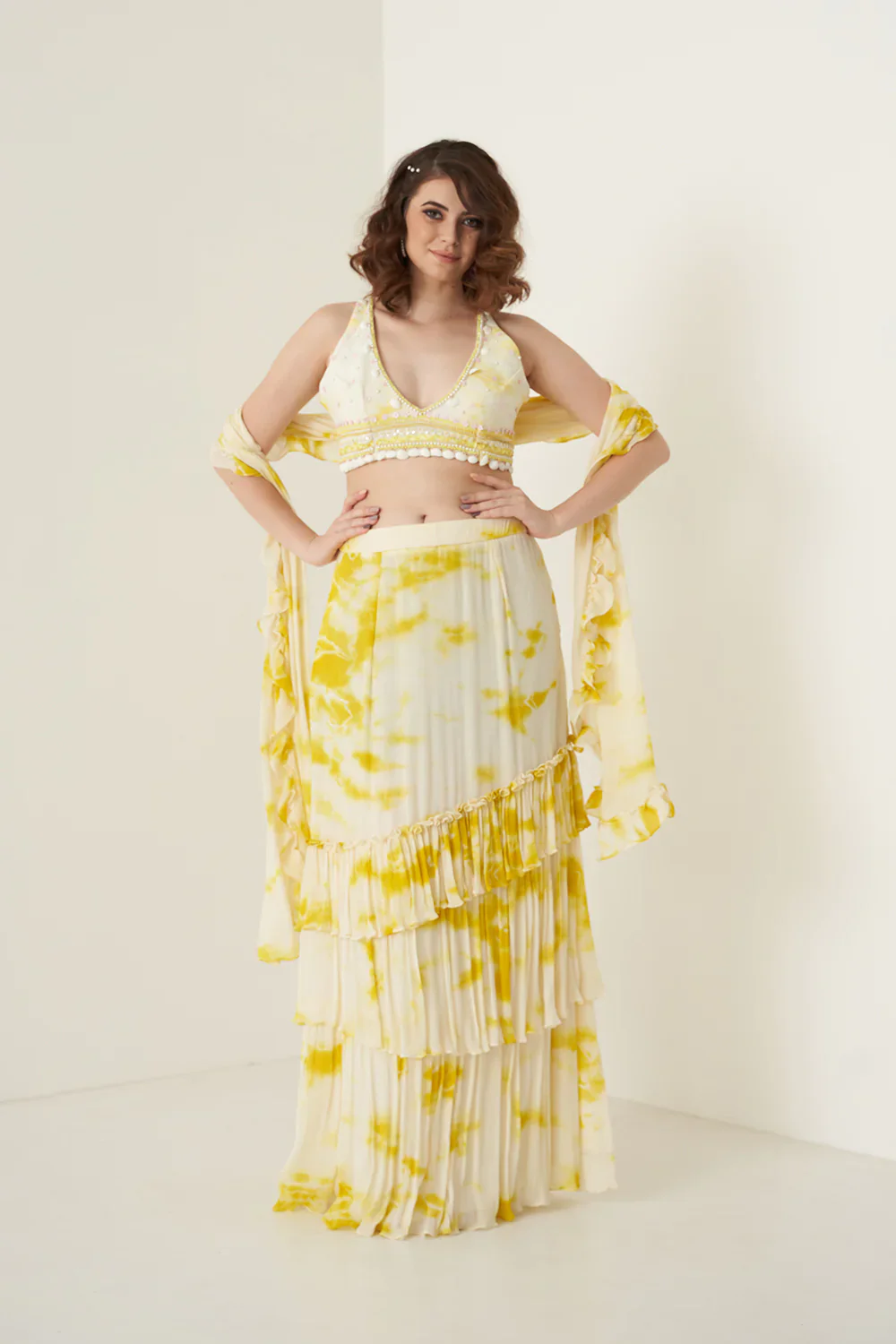 Yellow Sarees - Image 8