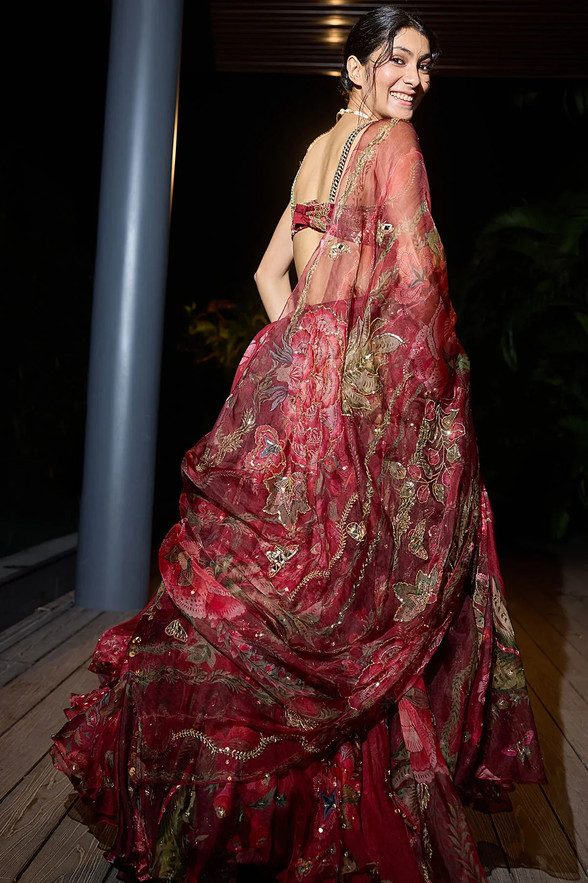 Zarah - Hand Embroidered Lehenga - Image 5